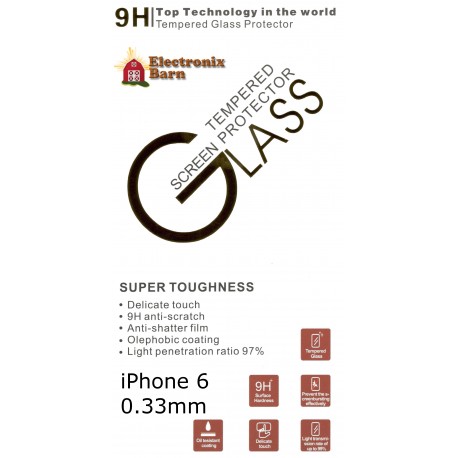 iPhone 6 Tempered glass screen protector 0.33mm